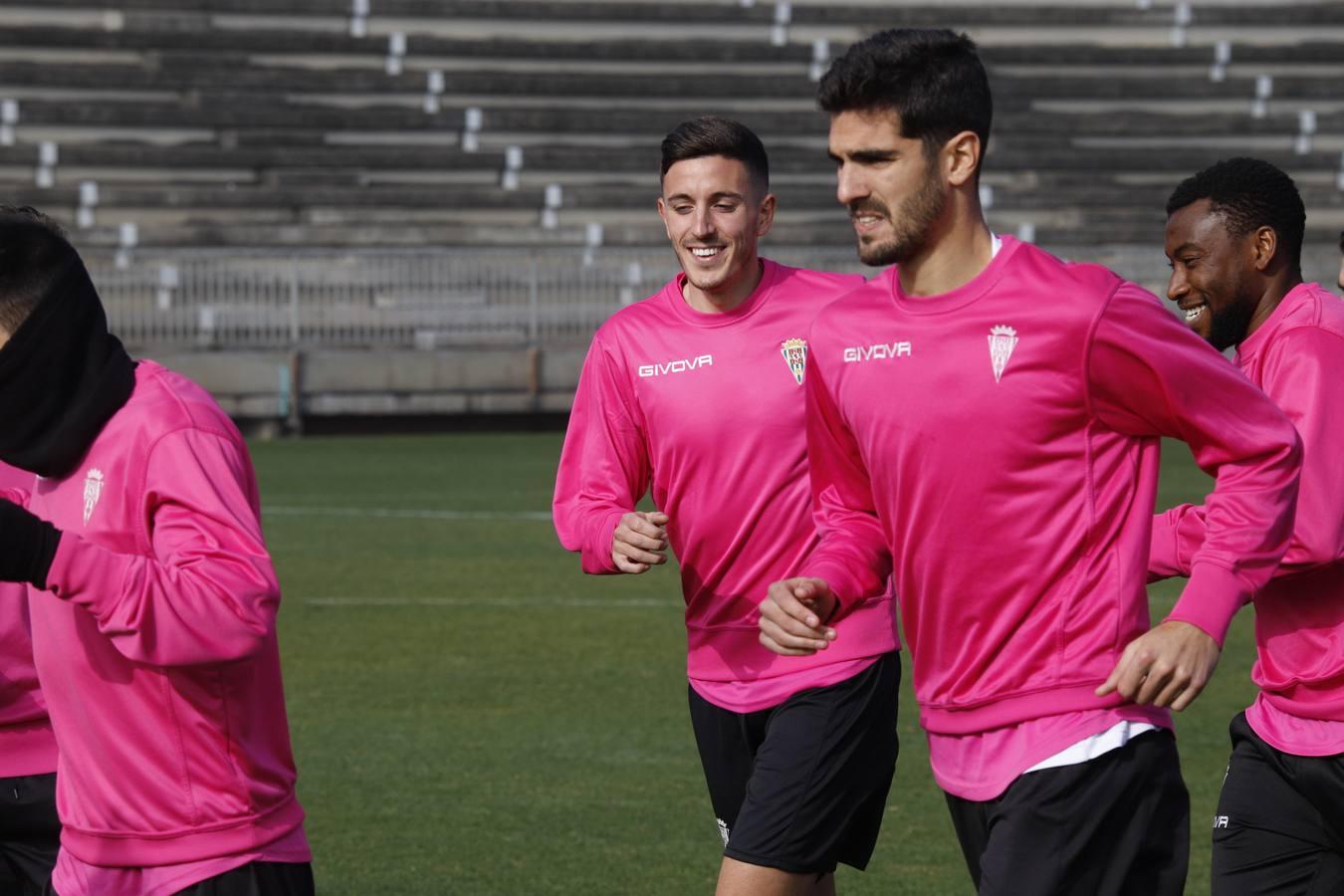 El primer entrenamiento de Alberto Ródenas con el Córdoba CF, en imágenes