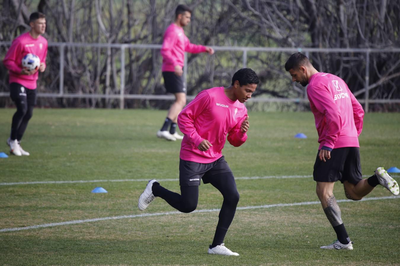 El primer entrenamiento de Alberto Ródenas con el Córdoba CF, en imágenes