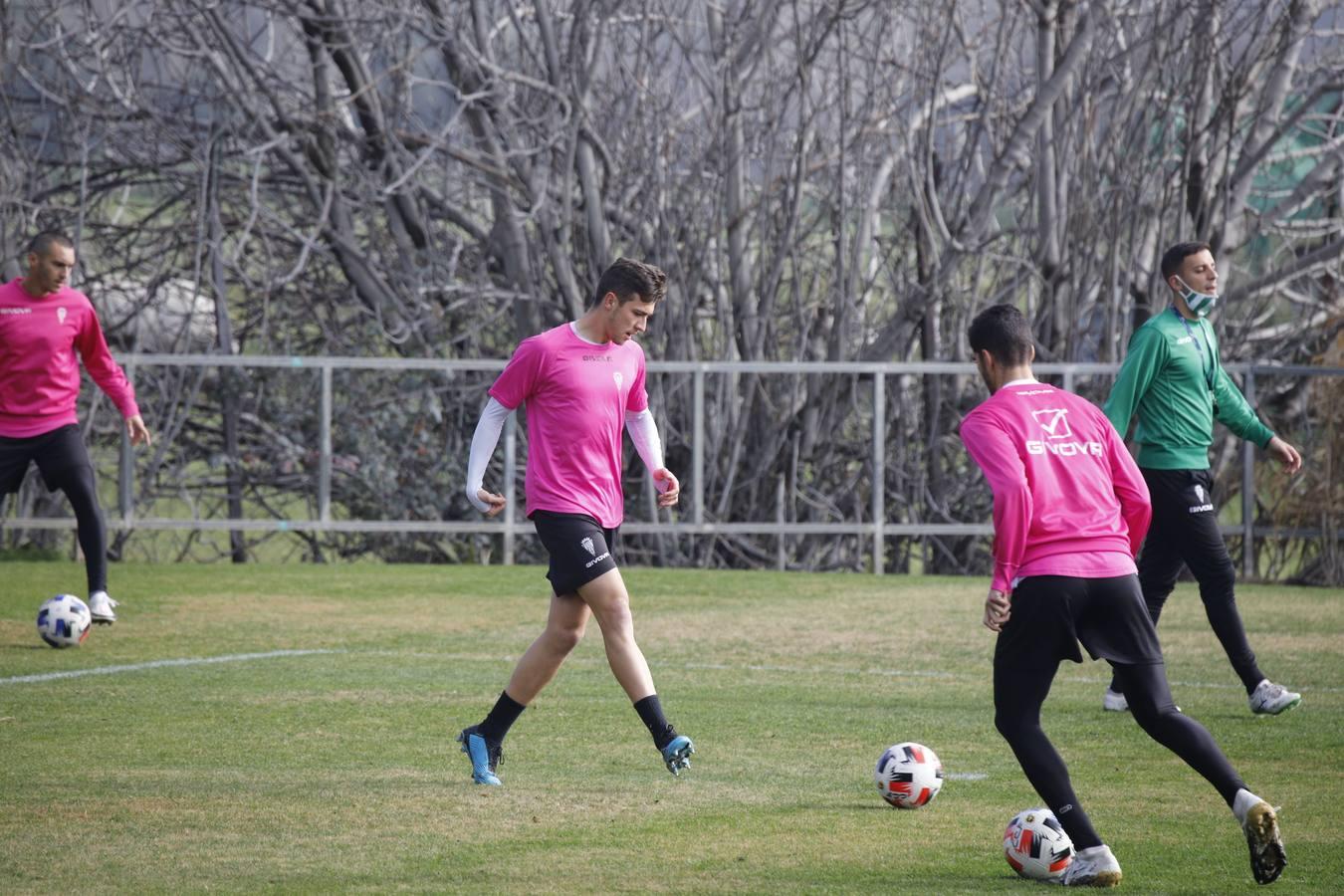 El primer entrenamiento de Alberto Ródenas con el Córdoba CF, en imágenes