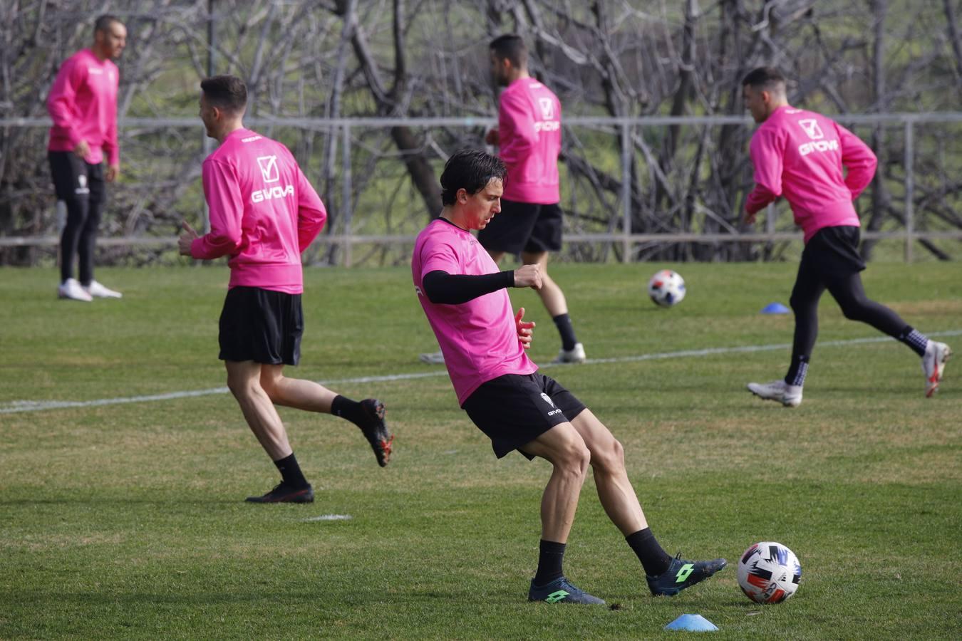 El primer entrenamiento de Alberto Ródenas con el Córdoba CF, en imágenes