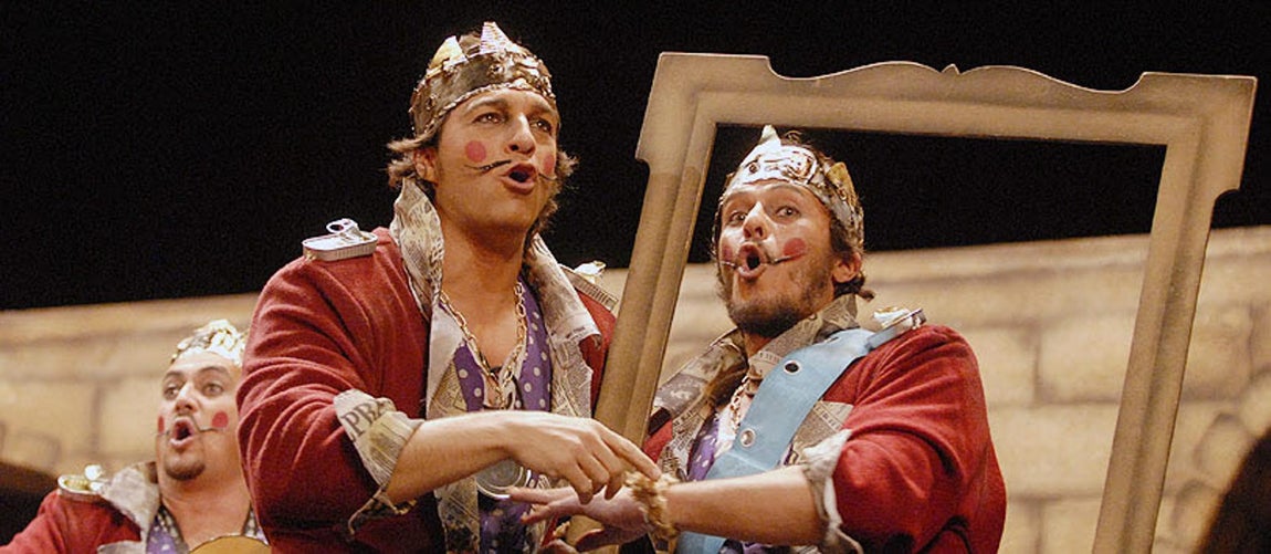 José María González 'Kichi', alcalde del Cádiz, antes comparsista con Los mendas lerendas (2008)