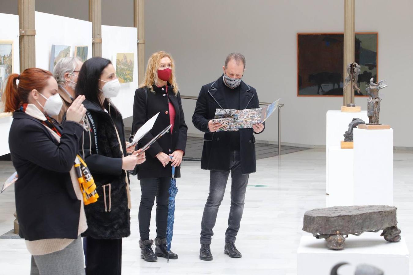 La muestra de la Escuela Libre de Artes de Priego en Córdoba, en imágenes