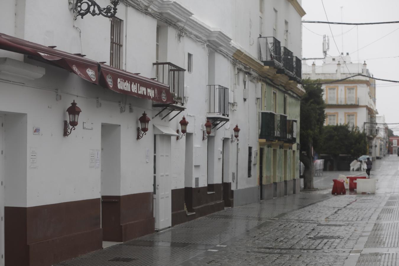 Primer día de cierre de la actividad no esencial en San Fernando