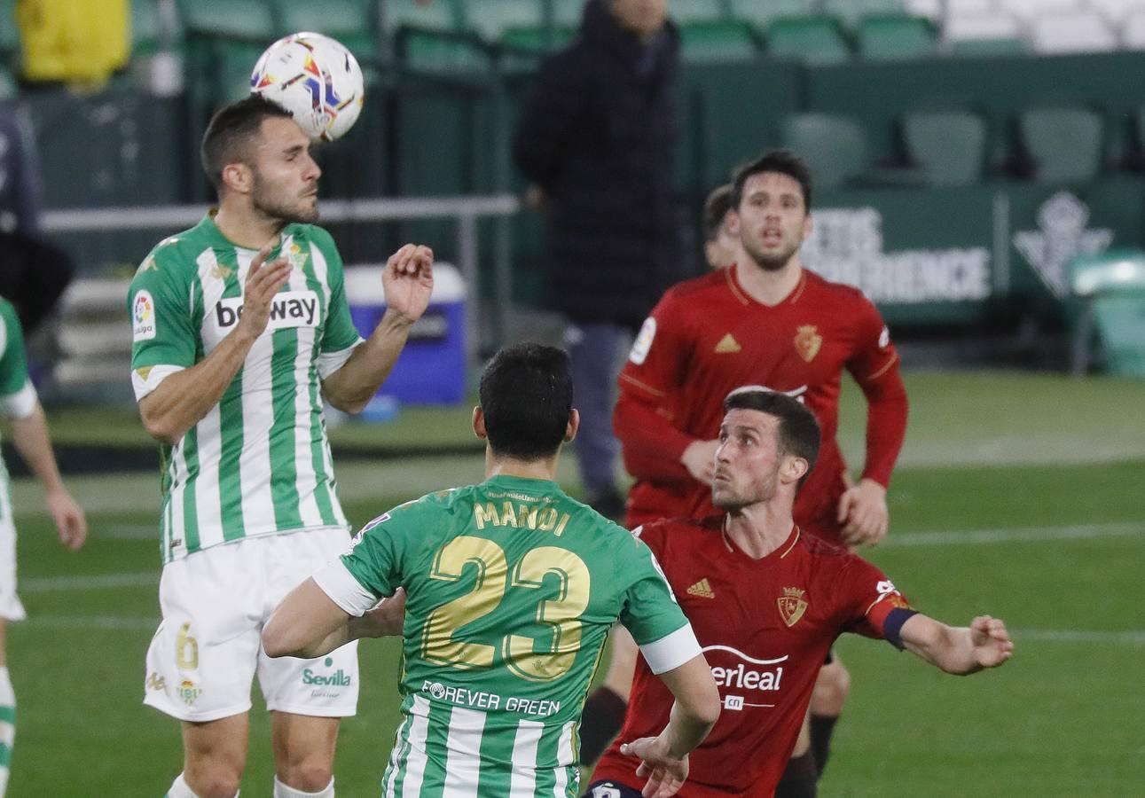 Las mejores imágenes del partido entre  Betis y Osasuna