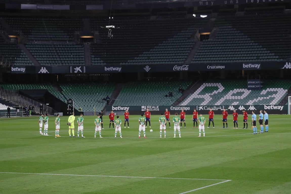 Las mejores imágenes del partido entre  Betis y Osasuna