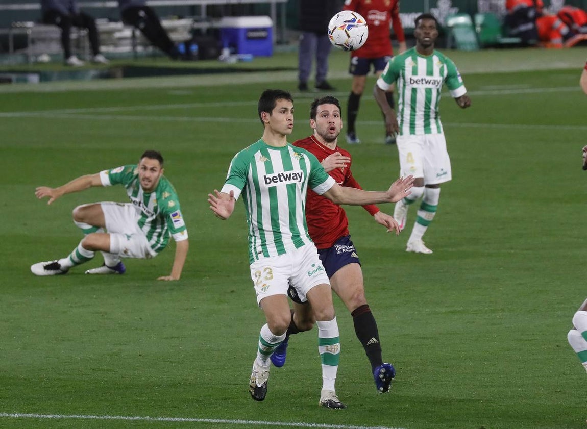 Las mejores imágenes del partido entre  Betis y Osasuna