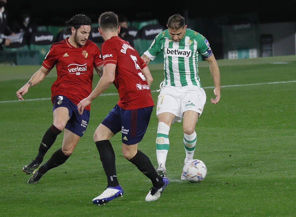 Las mejores imágenes del partido entre  Betis y Osasuna