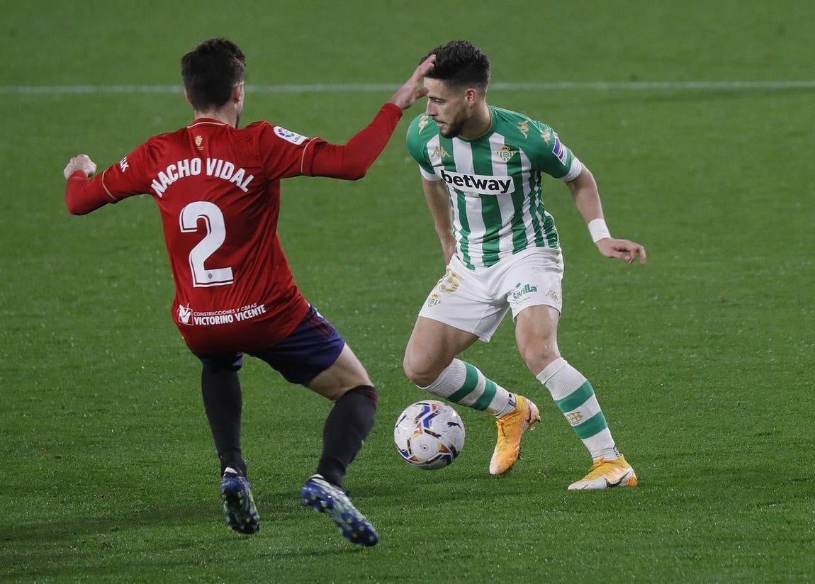 Las mejores imágenes del partido entre  Betis y Osasuna