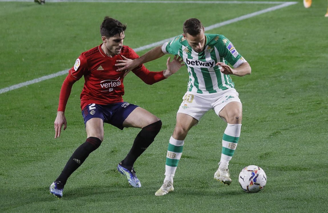 Las mejores imágenes del partido entre  Betis y Osasuna