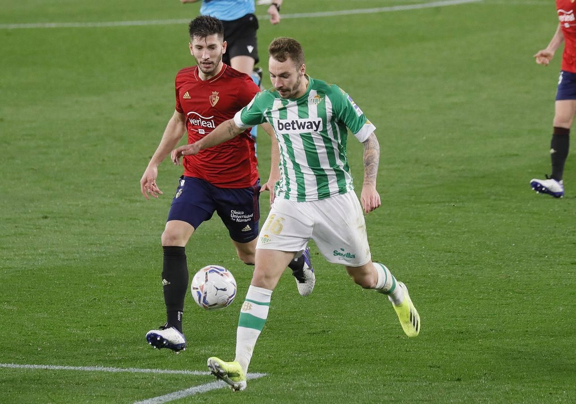 Las mejores imágenes del partido entre  Betis y Osasuna