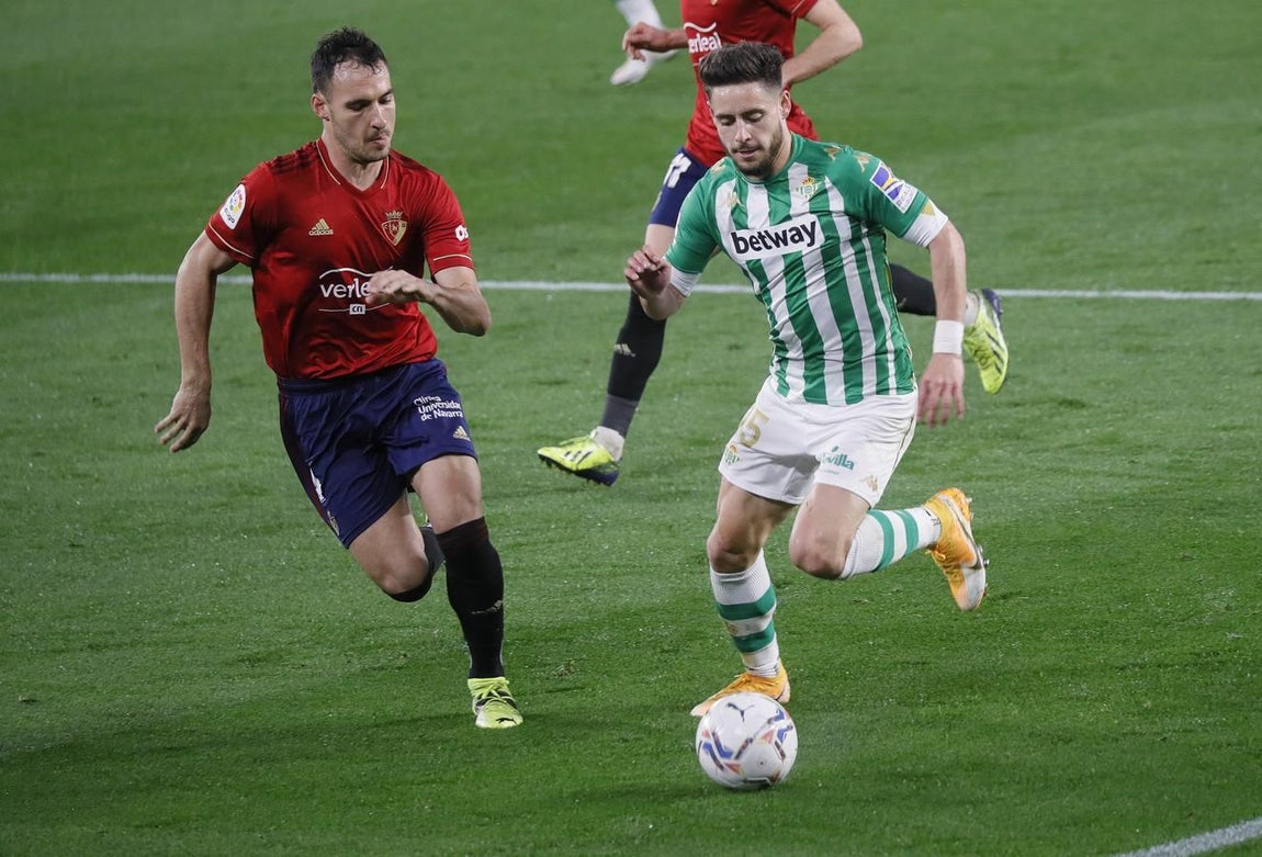 Las mejores imágenes del partido entre  Betis y Osasuna