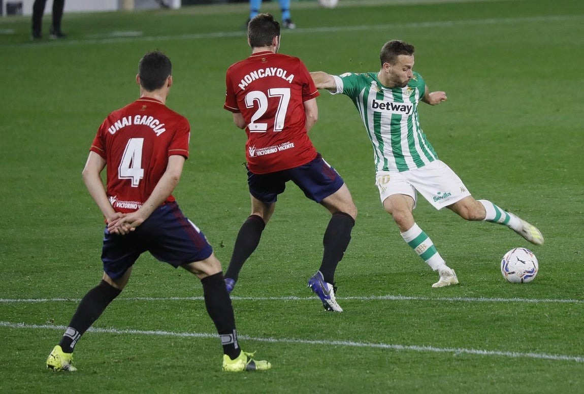 Las mejores imágenes del partido entre  Betis y Osasuna
