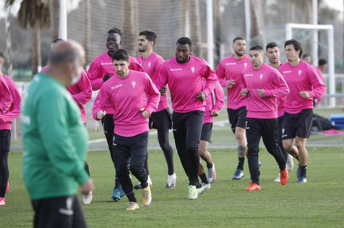 El primer día de Moussa Sidibé en el entreno del Córdoba CF, en imágenes