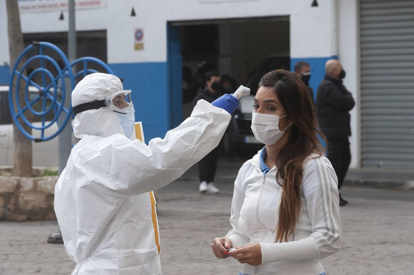 Cribado masivo en el barrio de La Luz de Málaga