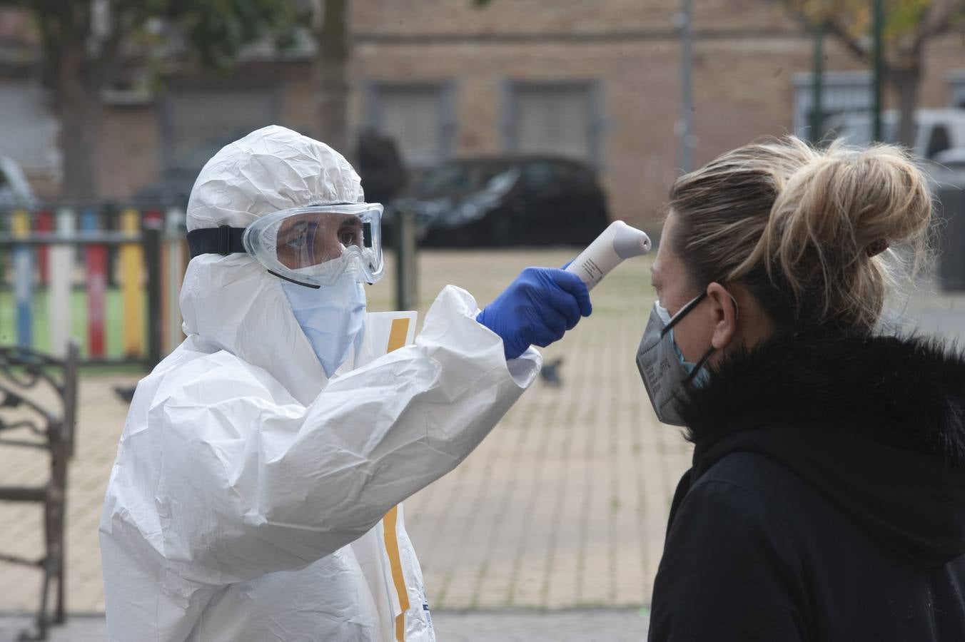 Cribado masivo en el barrio de La Luz de Málaga