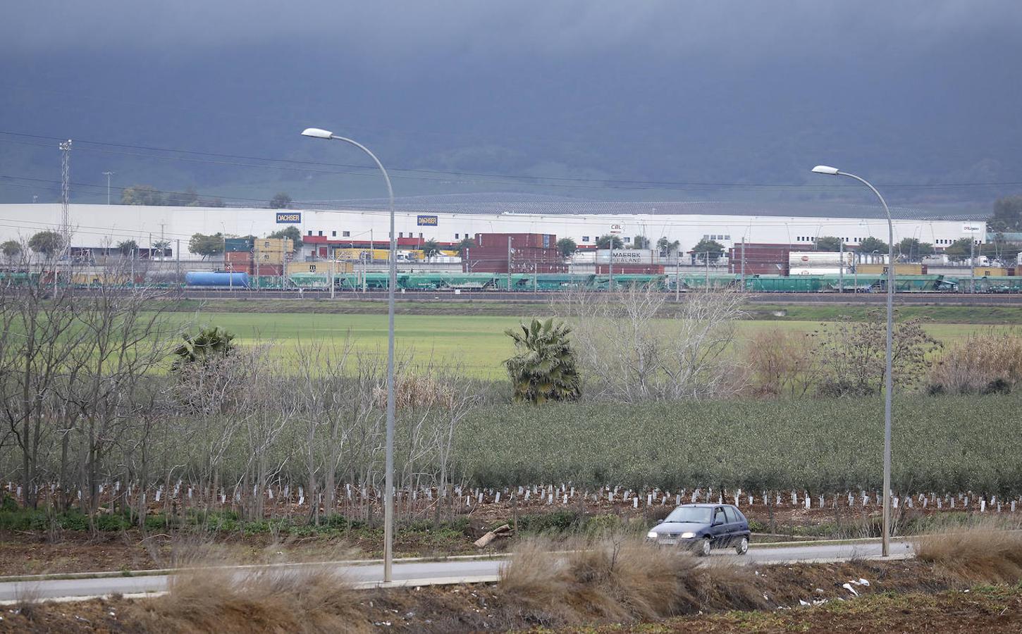 Los terrenos de la futura base logística del Ejército de Tierra en Córdoba, en imágenes