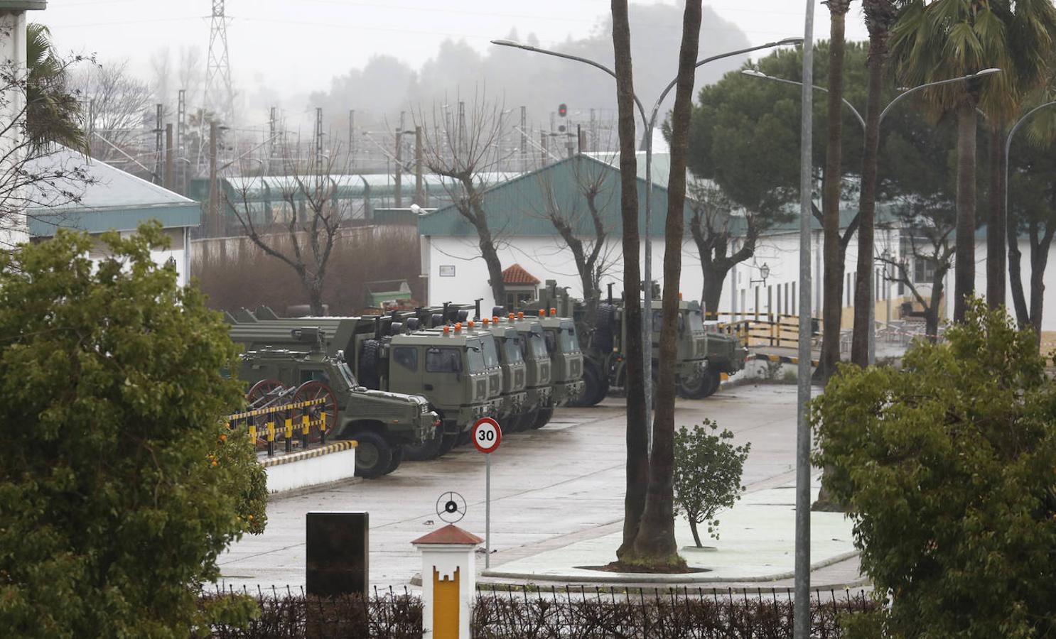 Los terrenos de la futura base logística del Ejército de Tierra en Córdoba, en imágenes