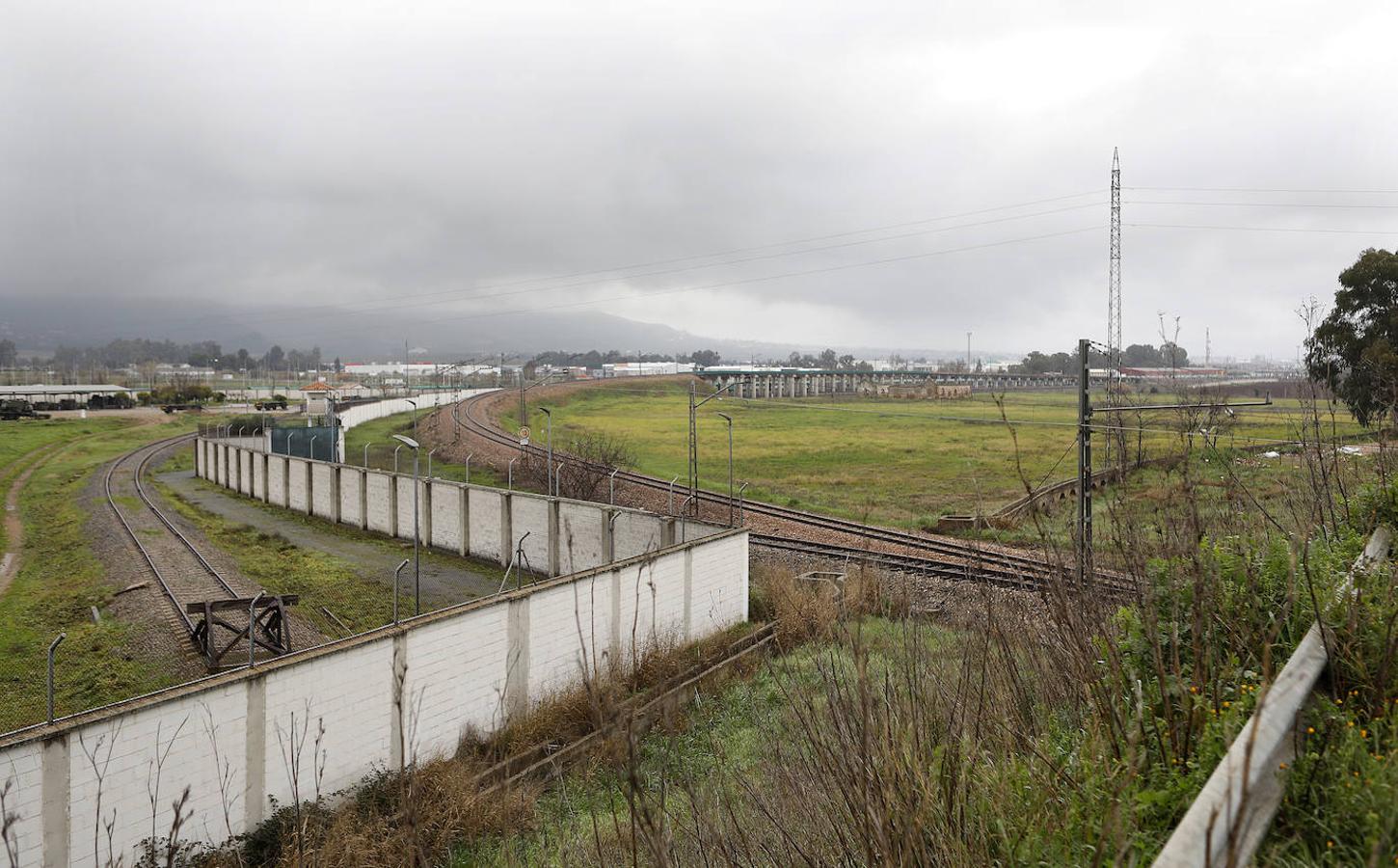 Los terrenos de la futura base logística del Ejército de Tierra en Córdoba, en imágenes