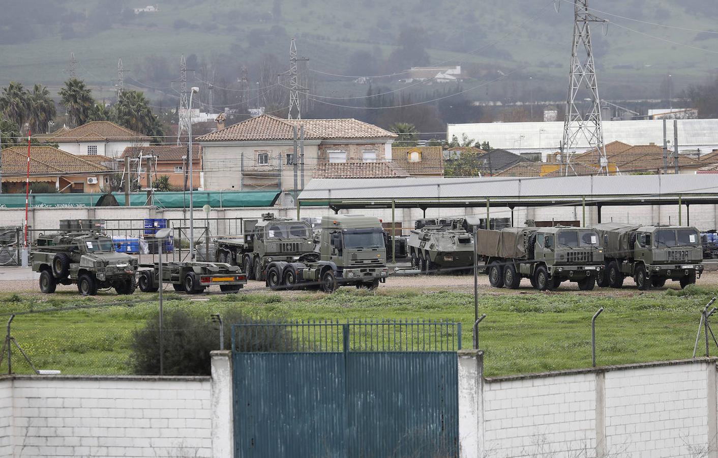 Los terrenos de la futura base logística del Ejército de Tierra en Córdoba, en imágenes