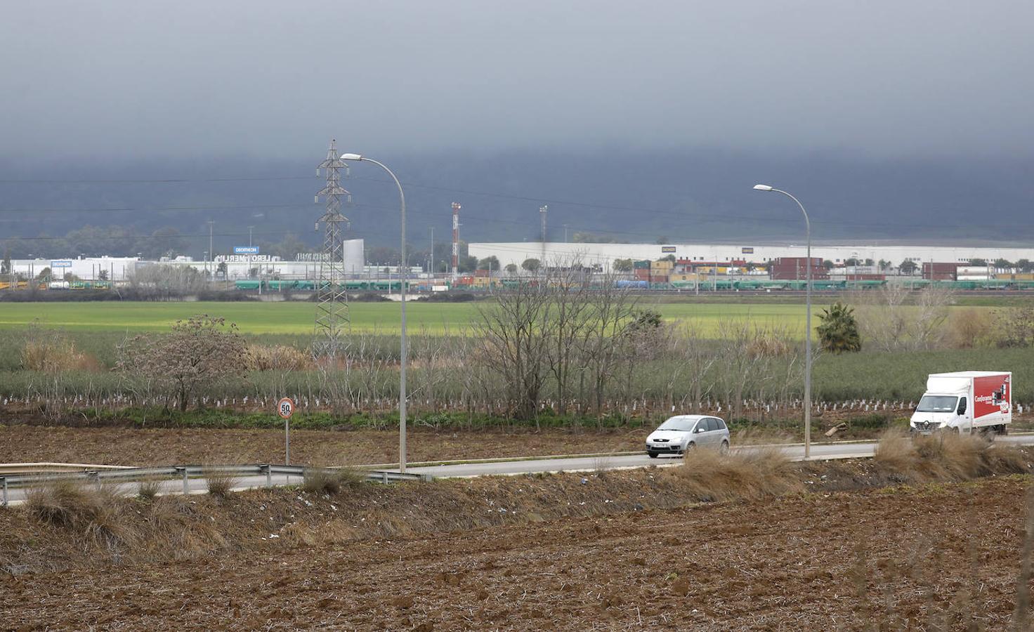 Los terrenos de la futura base logística del Ejército de Tierra en Córdoba, en imágenes