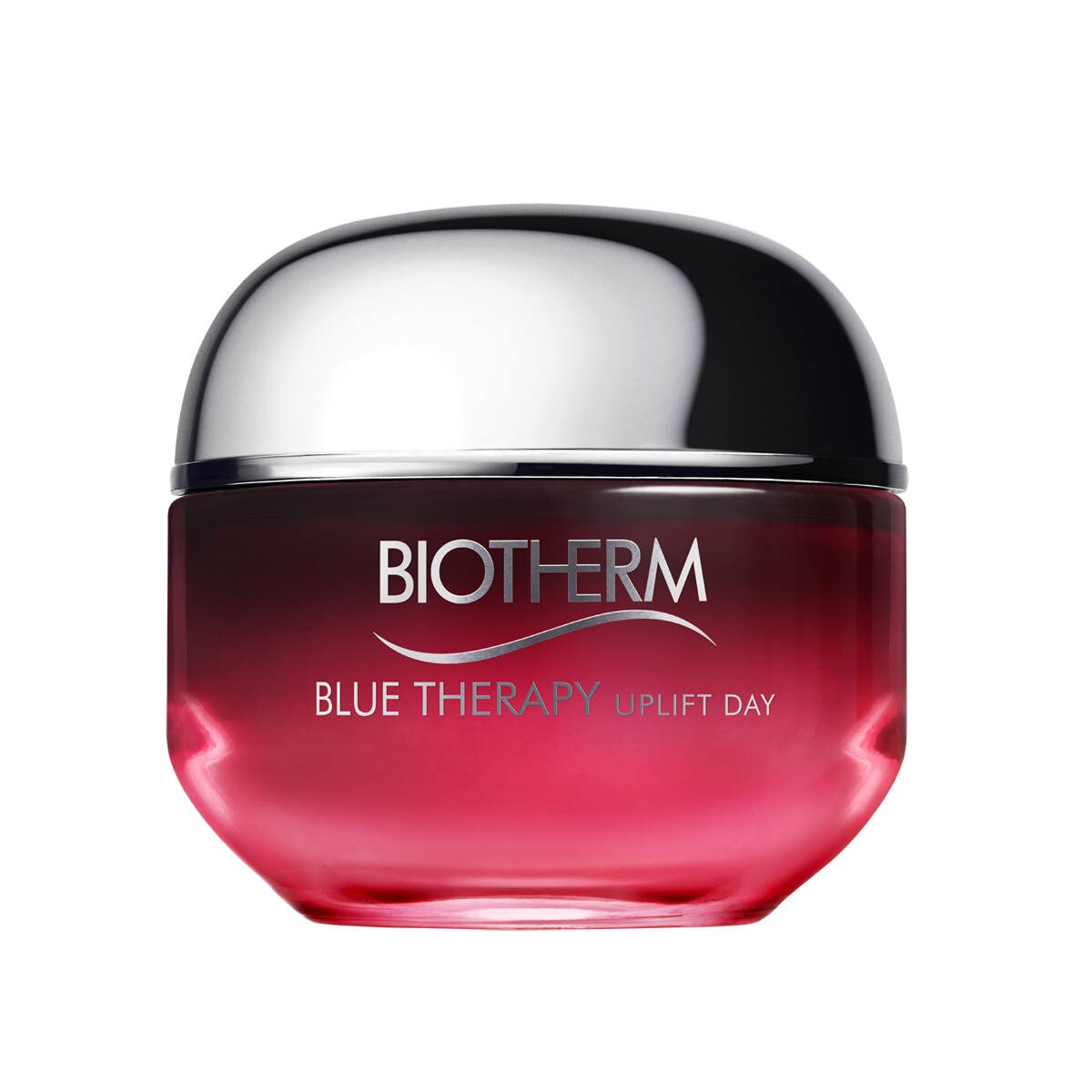 Crema de algas rojas reafirmante e hidratante con la que lucirás una piel lisa, aterciopelada y más joven. Es la crema facial Blue Therapy Red Algae Uplift de Biotherm (81 €).. 