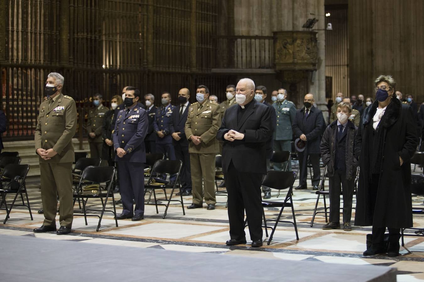 Misa por el arzobispo castrense Juan del Río