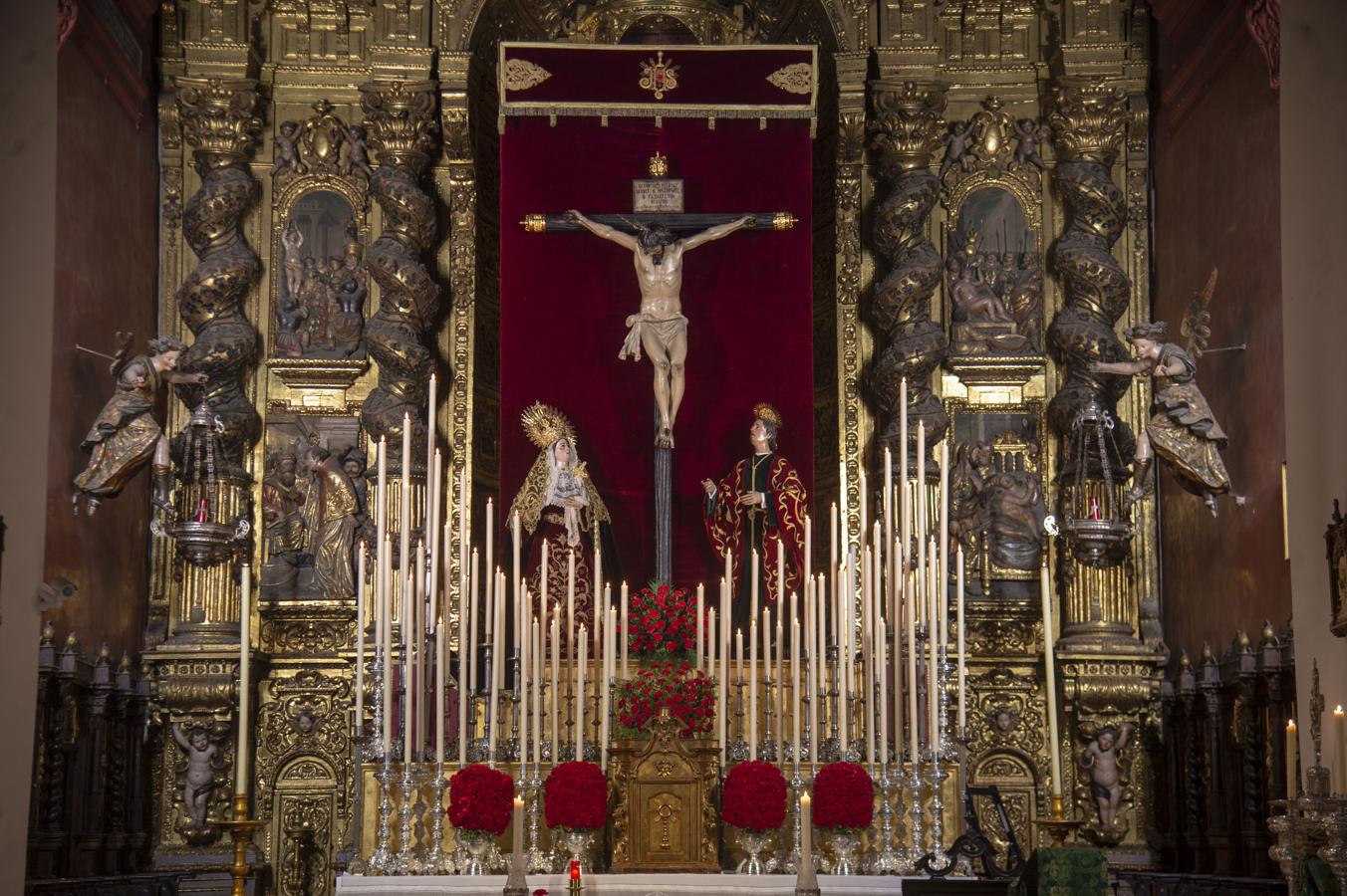 Altar de quinario del Cristo de las Siete Palabras