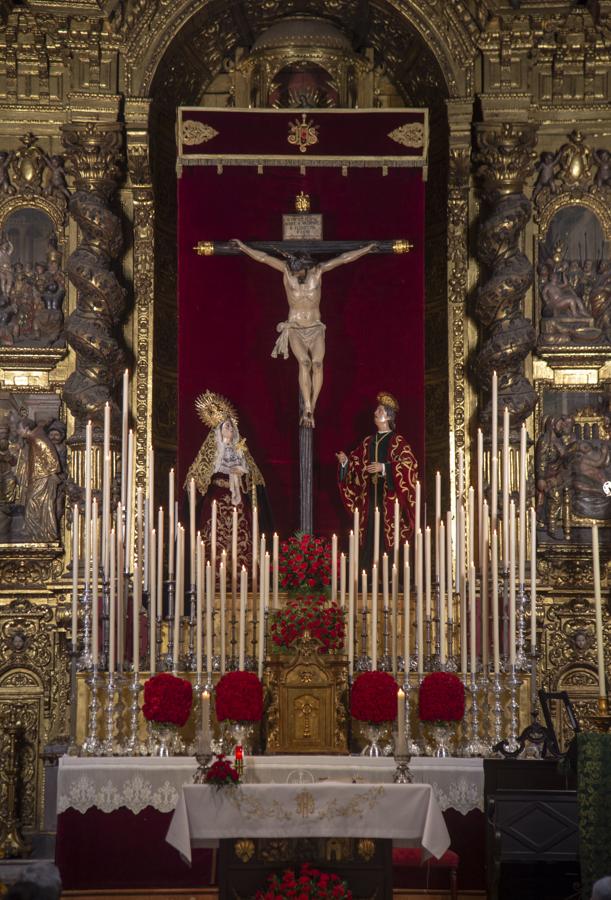 Altar de quinario del Cristo de las Siete Palabras