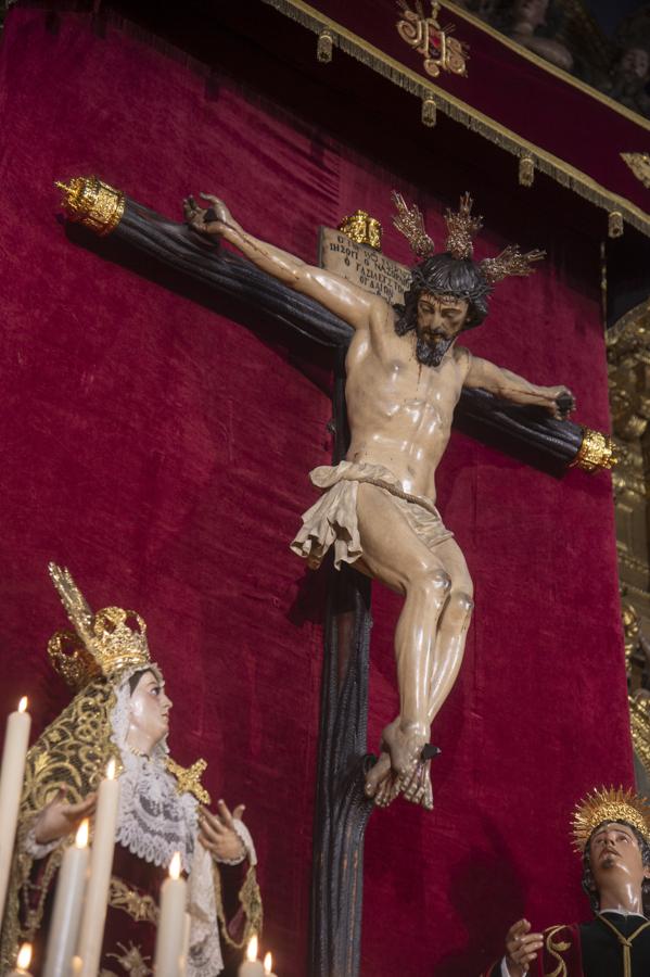 Altar de quinario del Cristo de las Siete Palabras