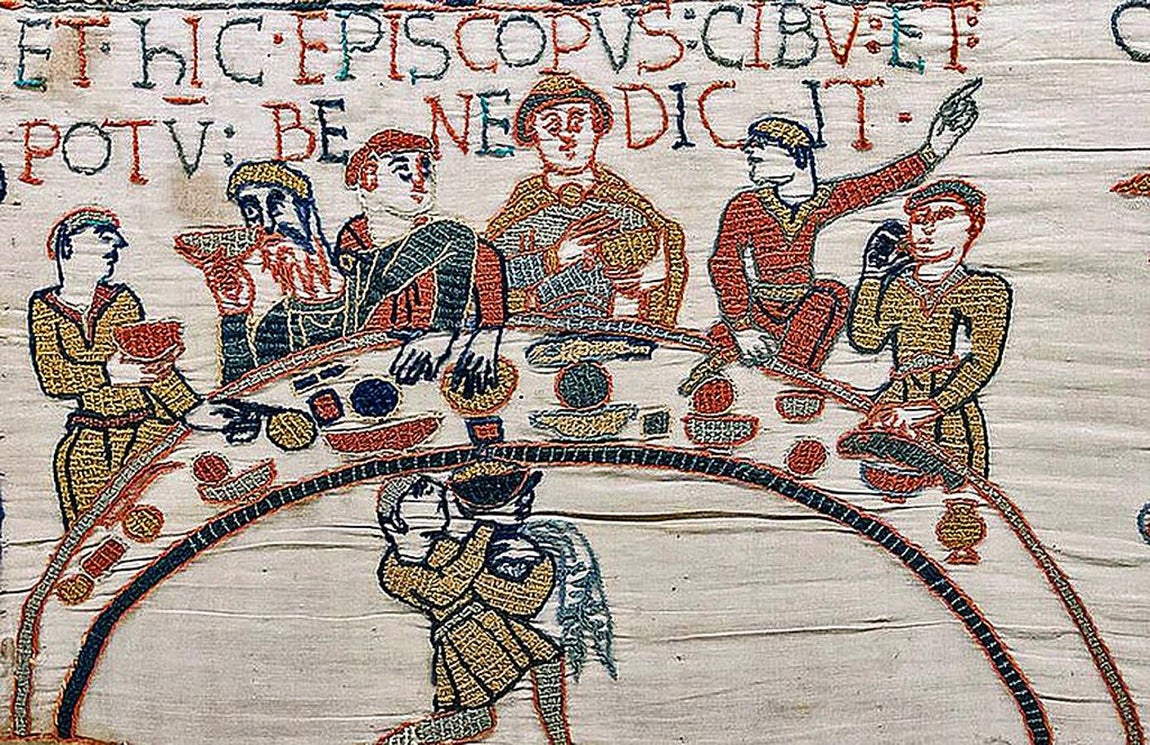 Gran epopeya. En las 58 escenas que se conservan del tapiz aparecen 626 personajes, 202 caballos y mulas, 55 perros, 505 animales y bestias, 37 fortalezas y edificios, 41 navíos y embarcaciones.