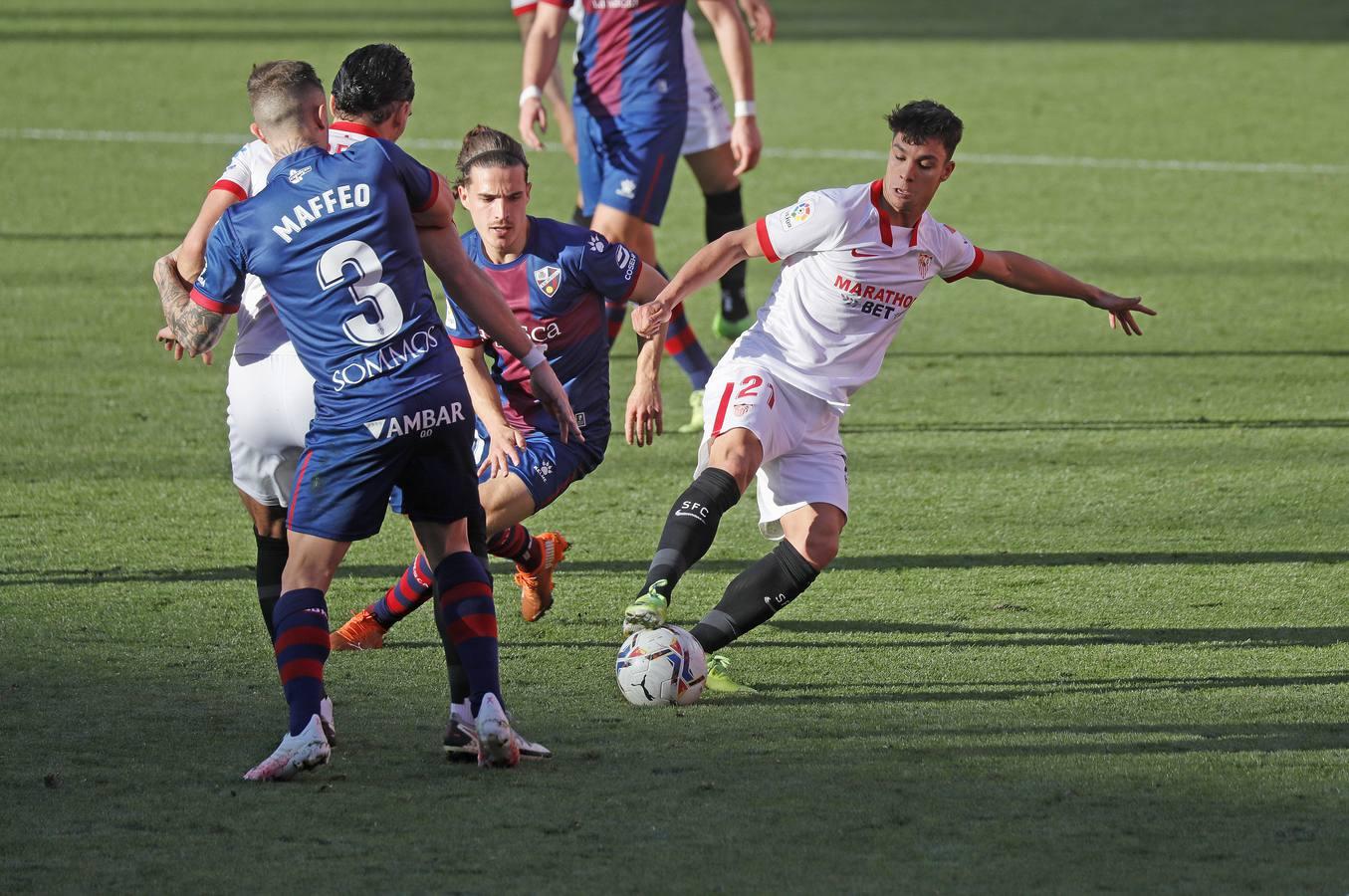 Las mejores imágenes del partido entre el Sevilla F.C. y el Huesca