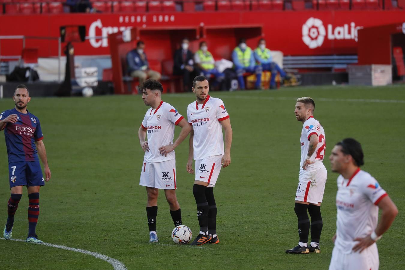 Las mejores imágenes del partido entre el Sevilla F.C. y el Huesca