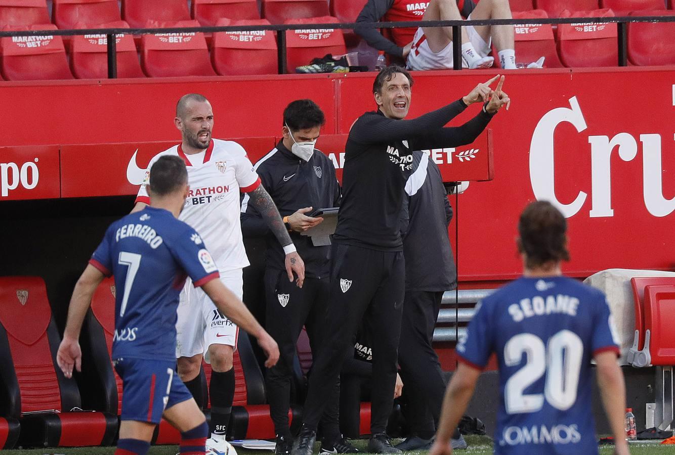 Las mejores imágenes del partido entre el Sevilla F.C. y el Huesca