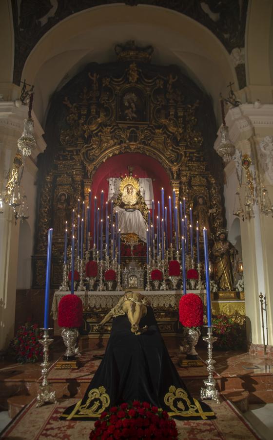 El besamanos del Cristo de la Misericordia del Baratillo