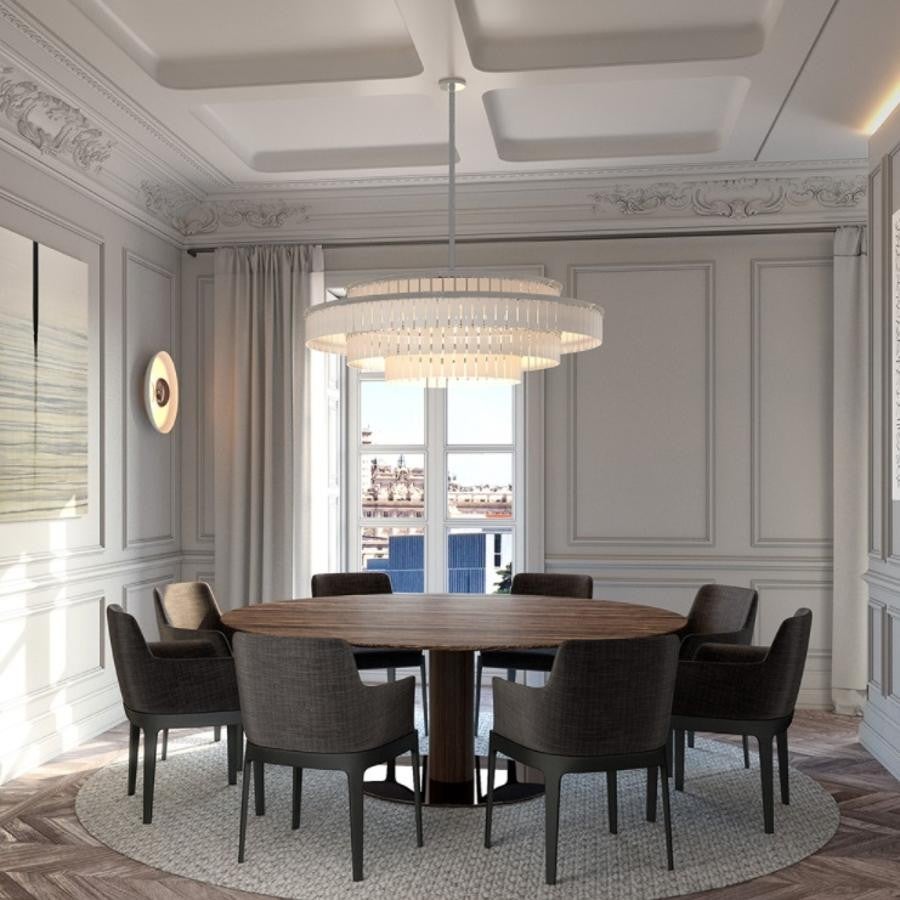 El nuevo apartamento de Marta Ortega en Madrid. El mobiliario también ha sido cuidadosamente seleccionado con piezas de firmas de lujo e incluso obras de arte de los mejores anticuarios.