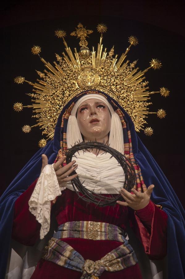 Altar de quinario del Cristo de la Salud de la Carretería