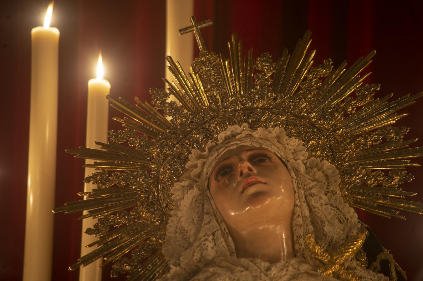 Altar de quinario del Cristo de la Salud de la Carretería