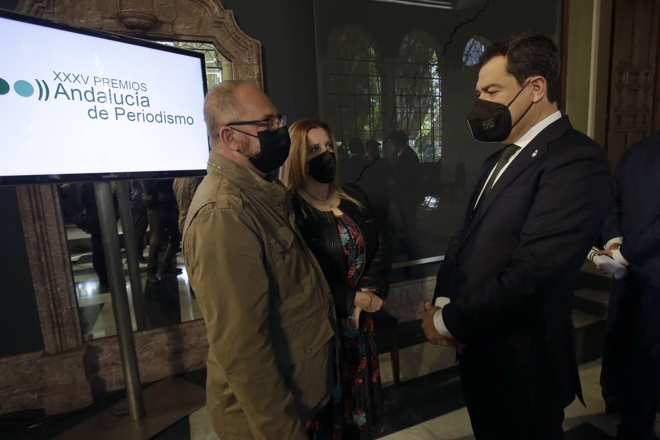 En imágenes, la entrega de los Premios Andalucía de Periodismo