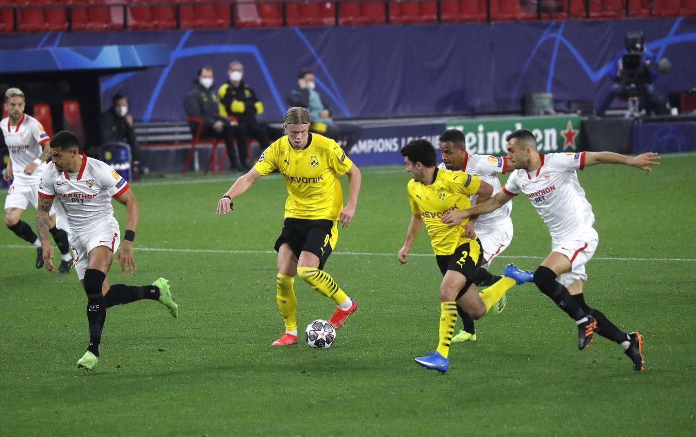 Las mejores imágenes del encuentro entre el Sevilla F.C. y el Borussia Dortmund