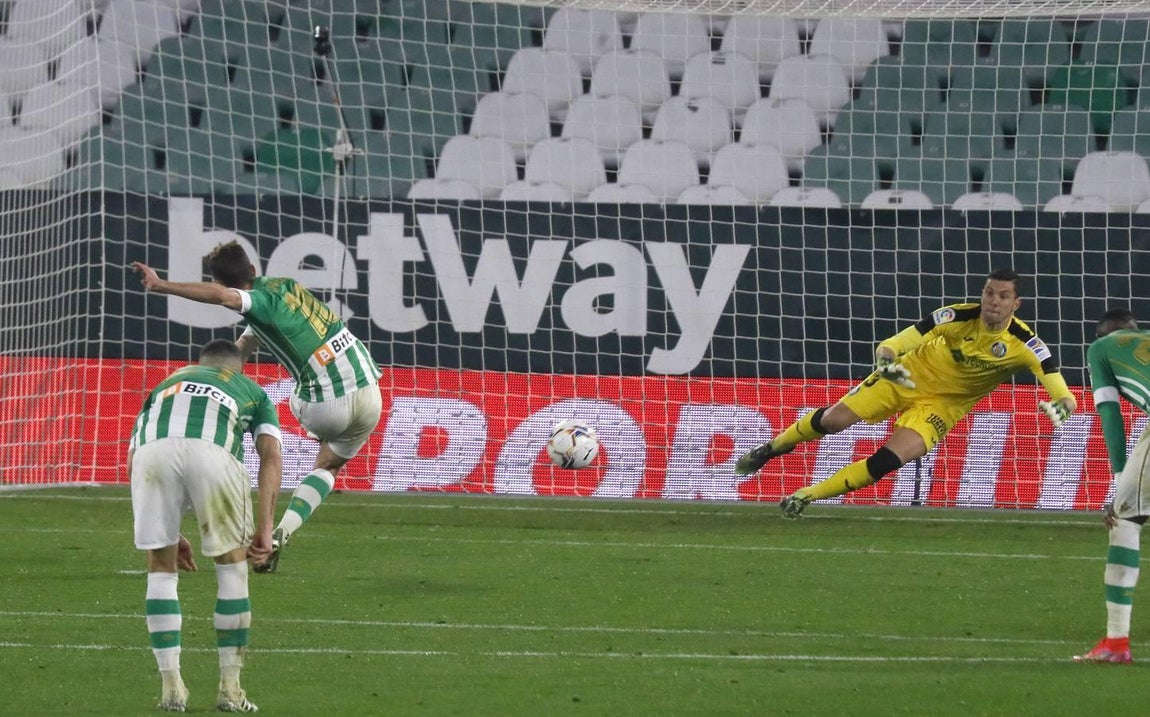 Las mejores imágenes del partido entre el Betis y el Getafe