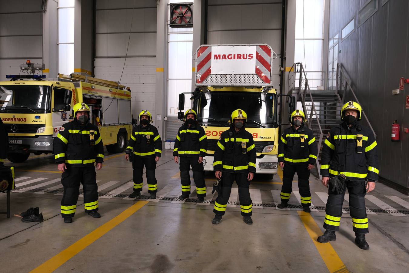 FOTOS: Bomberos del Consorcio Provincial en el parque de Cádiz