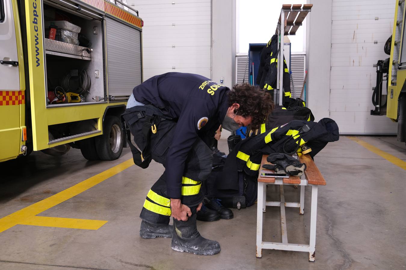 FOTOS: Bomberos del Consorcio Provincial en el parque de Cádiz