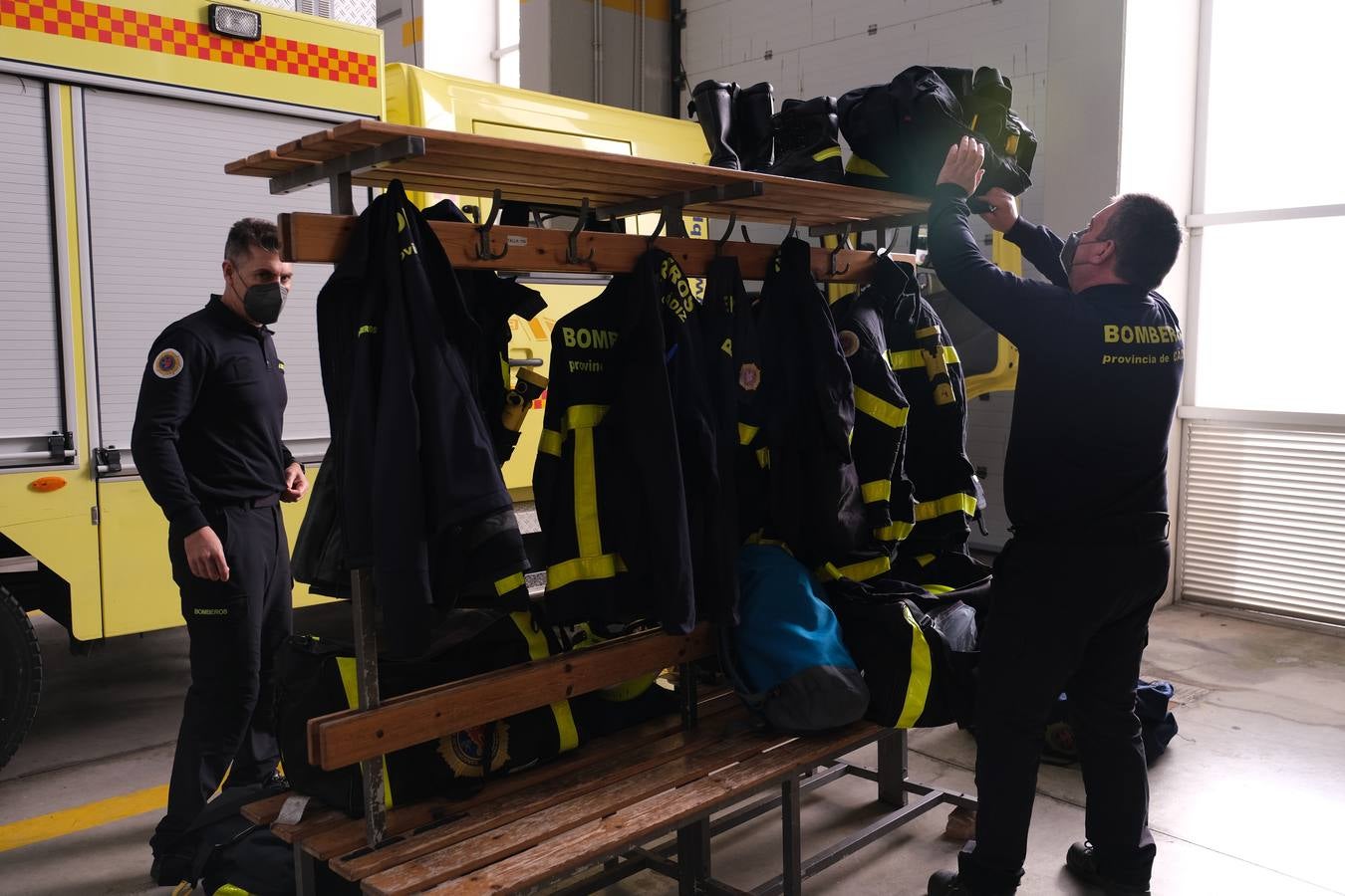 FOTOS: Bomberos del Consorcio Provincial en el parque de Cádiz