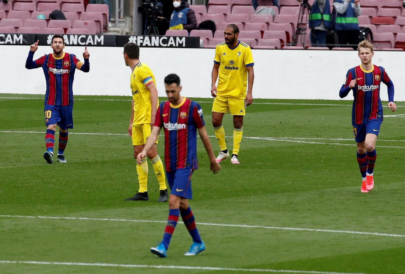 FOTOS: Las imágenes del empate del Cádiz en Barcelona