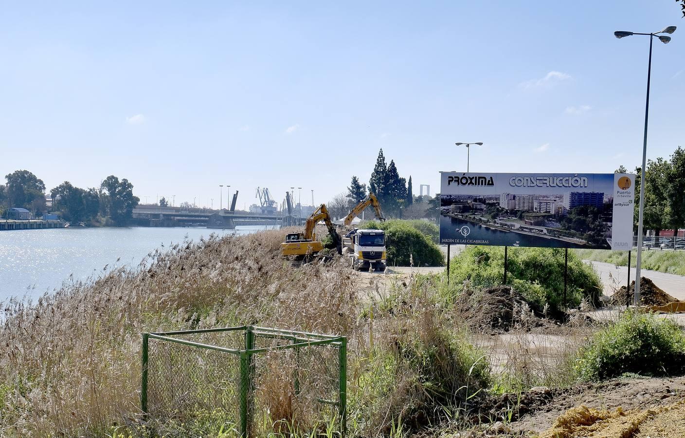 Comienzan las obras del Jardín de las Cigarreras y del quiosco de las Delicias