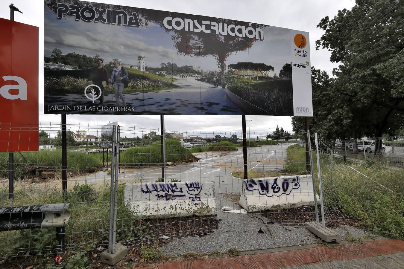 Comienzan las obras del Jardín de las Cigarreras y del quiosco de las Delicias