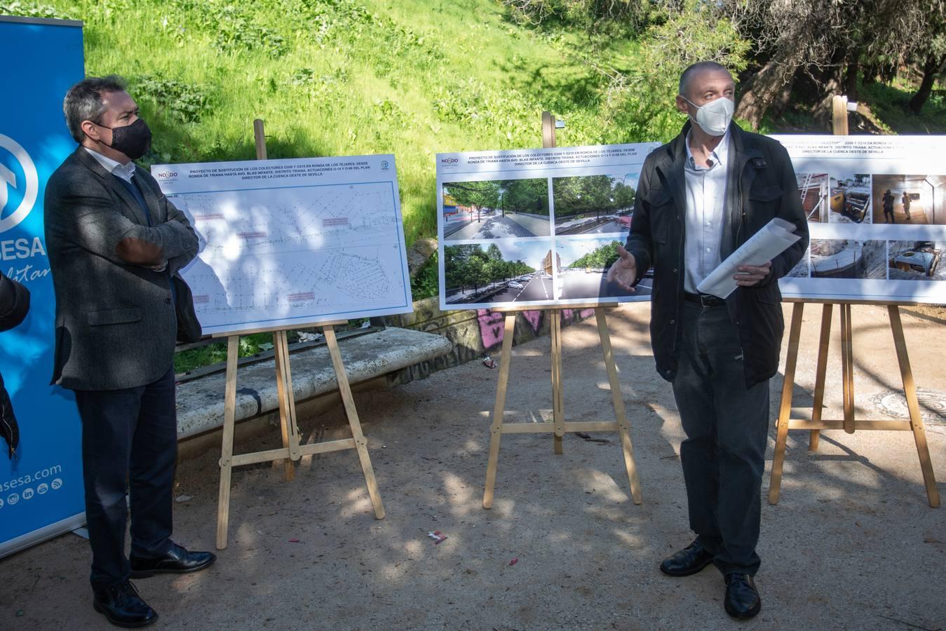 El alcalde visita las obras de Ronda de los Tejares