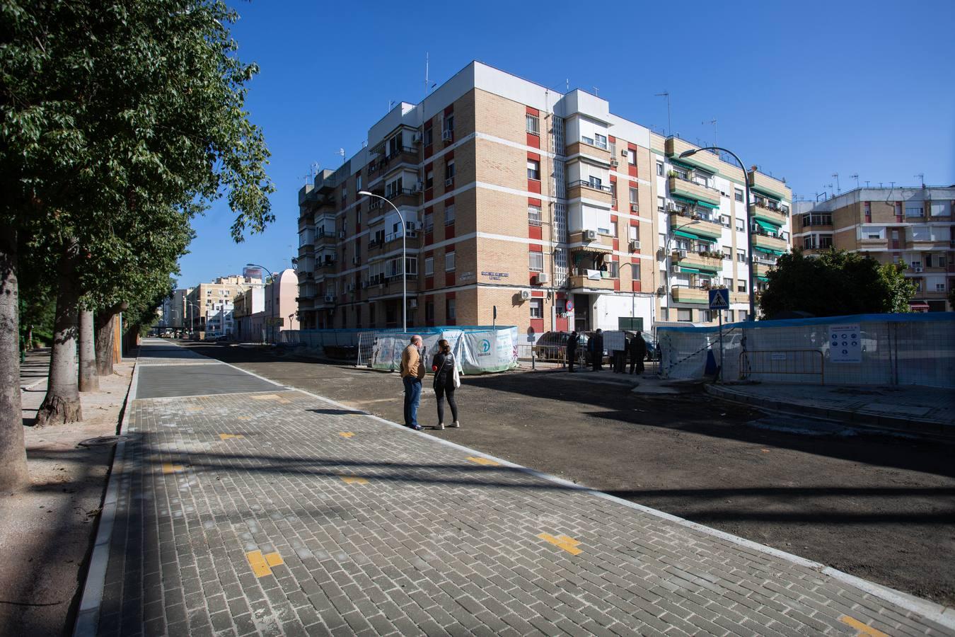 El alcalde visita las obras de Ronda de los Tejares