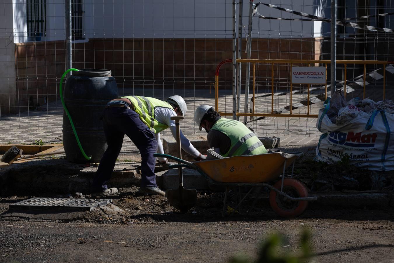 El alcalde visita las obras de Ronda de los Tejares