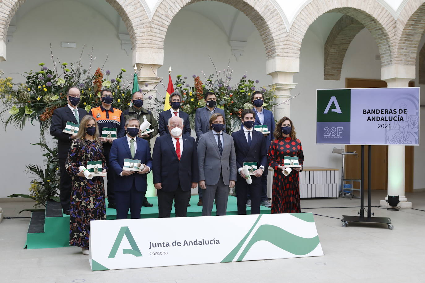 La entrega de las Banderas de Andalucía en Córdoba, en imágenes